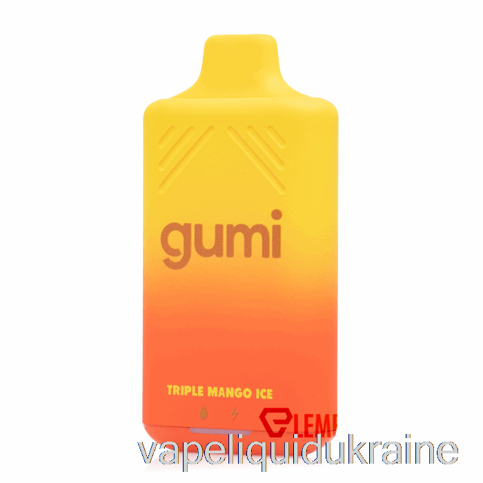 Vape Liquid Ukraine Gumi Bar 8000 Disposable Triple Mango Ice